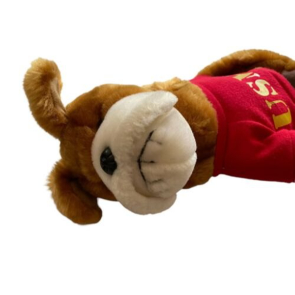 Hanging Bulldog plush With USMC Tee Shirt Chesty Semper Fi - Picture 2 of 7